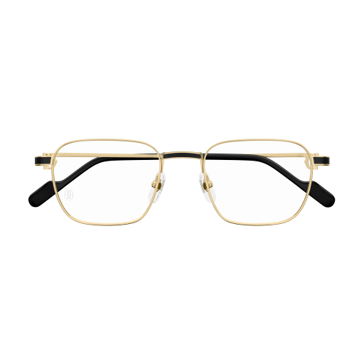 Première de Cartier Square Metal Eyeglasses