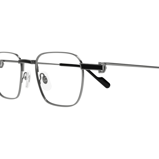 Première de Cartier Square Metal Eyeglasses