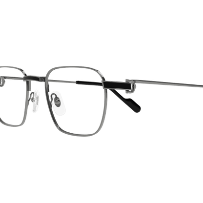 Première de Cartier Square Metal Eyeglasses