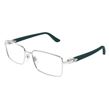 C Allongé de Cartier Motif Rectangular Metal Eyeglasses
