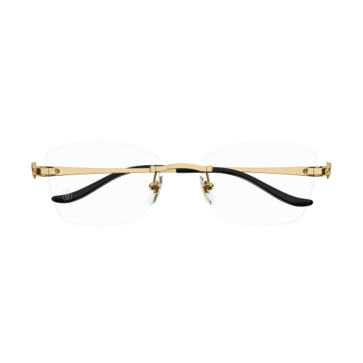 Panthère de Cartier Cat Eye Rimless Eyeglasses