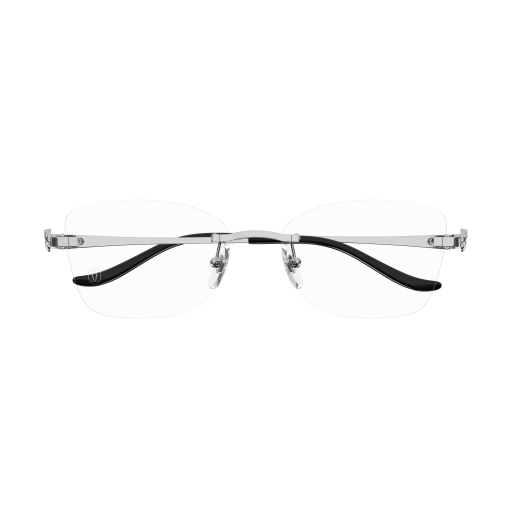 Panthère de Cartier Cat Eye Rimless Eyeglasses