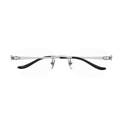 Panthère de Cartier Cat Eye Rimless Eyeglasses