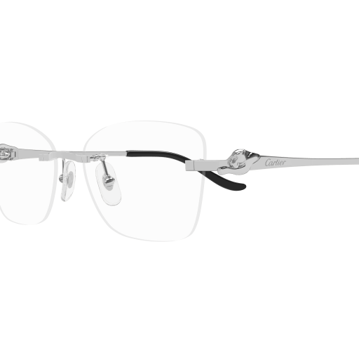 Panthère de Cartier Cat Eye Rimless Eyeglasses