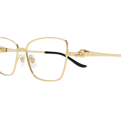 Panthère de Cartier Cat Eye Metal Eyeglasses