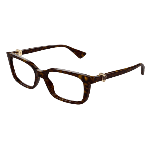 C de Cartier Rectangular Acetate Eyeglasses
