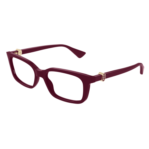 C de Cartier Rectangular Acetate Eyeglasses