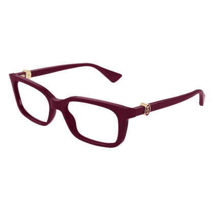 C de Cartier Rectangular Acetate Eyeglasses