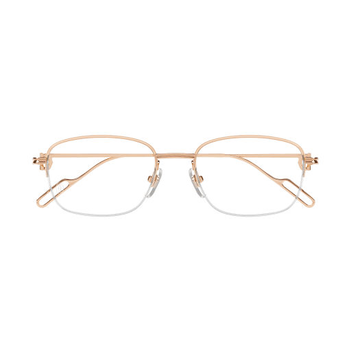 Precious Première de Cartier Half Rim Solid Gold Eyeglasses