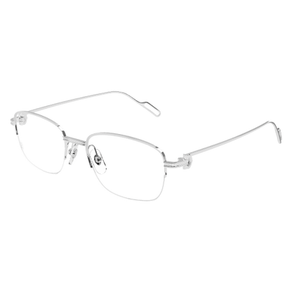 Precious Première de Cartier Half Rim Solid Gold Eyeglasses