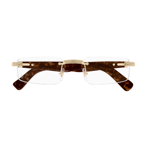 Première de Cartier Rectangular Rimless Eyeglasses