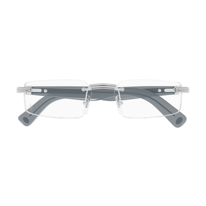 Première de Cartier Rectangular Rimless Eyeglasses
