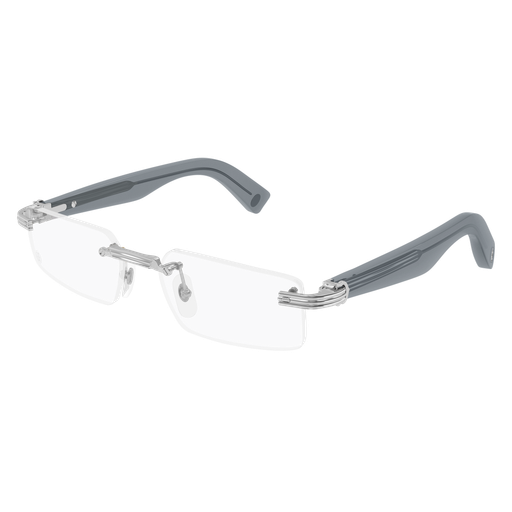 Première de Cartier Rectangular Rimless Eyeglasses
