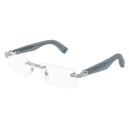 Première de Cartier Rectangular Rimless Eyeglasses