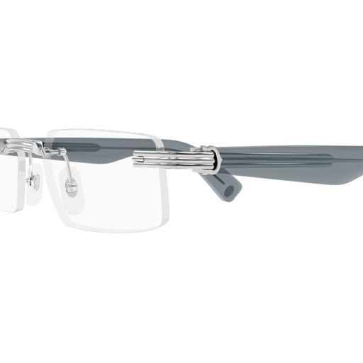Première de Cartier Rectangular Rimless Eyeglasses