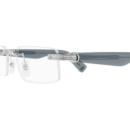 Première de Cartier Rectangular Rimless Eyeglasses