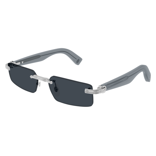 Première de Cartier Rectangular Rimless Sunglasses