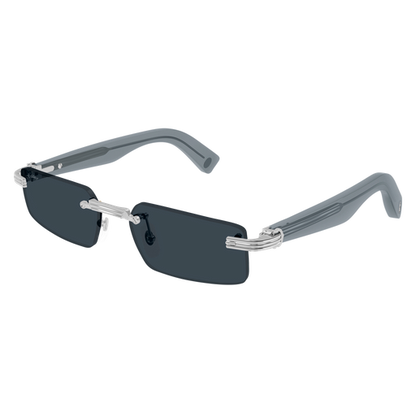 Première de Cartier Rectangular Rimless Sunglasses