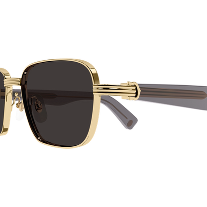 Première de Cartier Square Metal Sunglasses