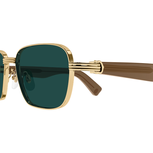 Première de Cartier Square Metal Sunglasses