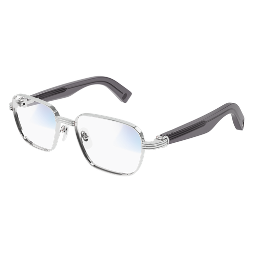 Première de Cartier Square Metal Sunglasses