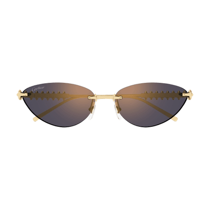 Clash de Cartier Rimless Metal Sunglasses