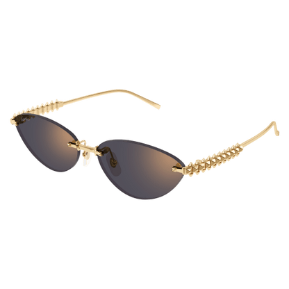 Clash de Cartier Rimless Metal Sunglasses