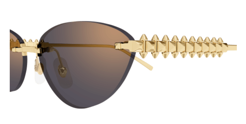 Clash de Cartier Rimless Metal Sunglasses