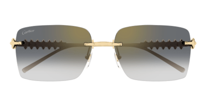 Clash de Cartier Rimless Metal Sunglasses