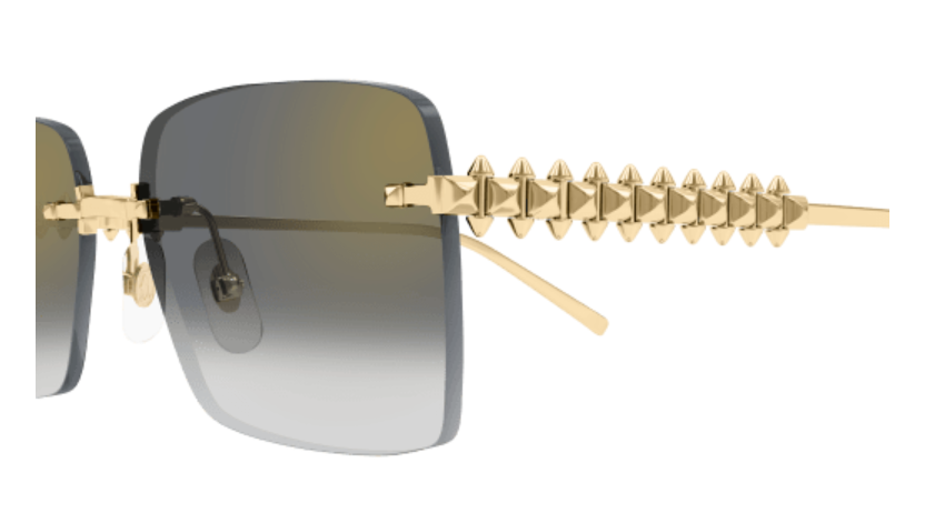 Clash de Cartier Rimless Metal Sunglasses