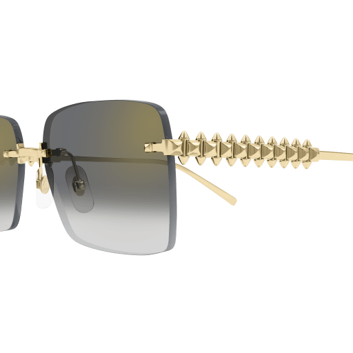 Clash de Cartier Rimless Metal Sunglasses