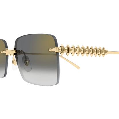 Clash de Cartier Rimless Metal Sunglasses