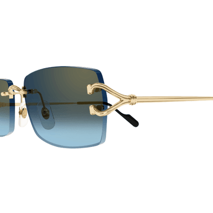 Classic C Motif Rimless Metal Sunglasses
