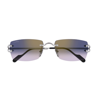 Classic C Motif Rimless Metal Sunglasses