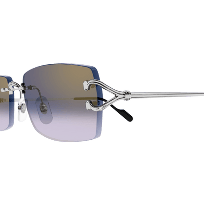 Classic C Motif Rimless Metal Sunglasses