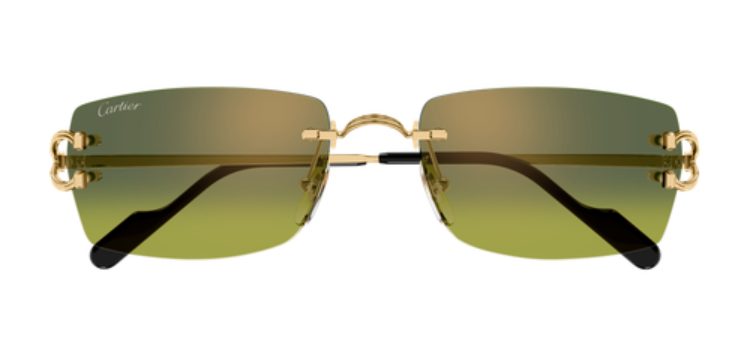 Signature C de Cartier Rimless Metal Sunglasses