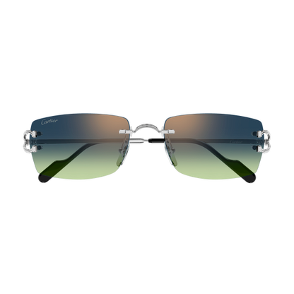 Classic C Motif Rimless Metal Sunglasses