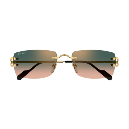 Classic C Motif Rimless Metal Sunglasses