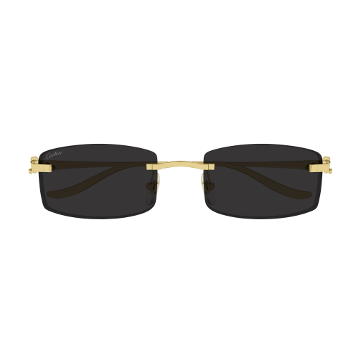 Precious Panthère de Cartier Rimless Solid Gold Sunglasses