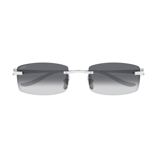 Precious de Cartier Panthere Rimless Solid Gold Sunglasses