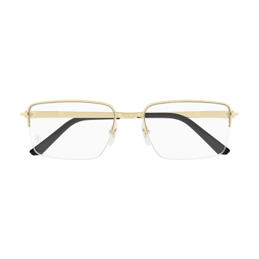 Santos de Cartier Rectangular Titanium Eyeglasses