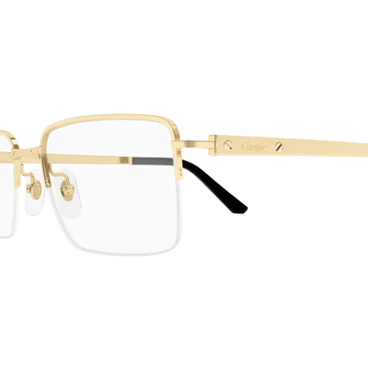 Santos de Cartier Rectangular Titanium Eyeglasses