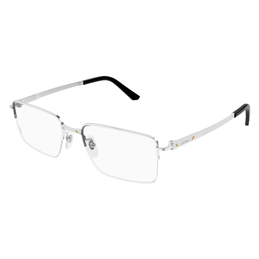Santos de Cartier Rectangular Titanium Eyeglasses