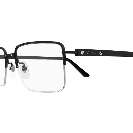 Santos de Cartier Rectangular Titanium Eyeglasses