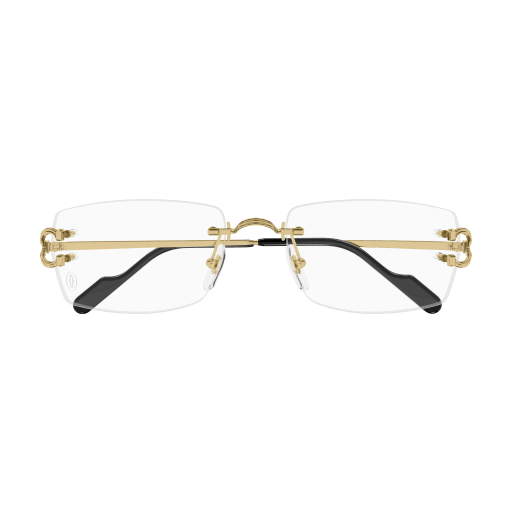 Classic C Motif Rectangular Rimless Eyeglasses