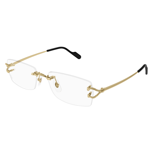 Classic C Motif Rectangular Rimless Eyeglasses