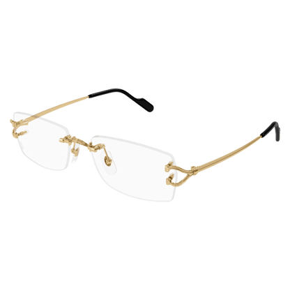 Classic C Motif Rectangular Rimless Eyeglasses