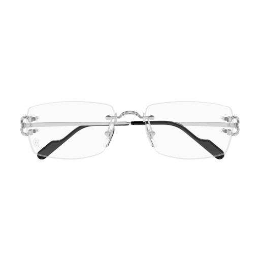 Classic C Motif Rectangular Rimless Eyeglasses