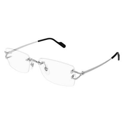Classic C Motif Rectangular Rimless Eyeglasses