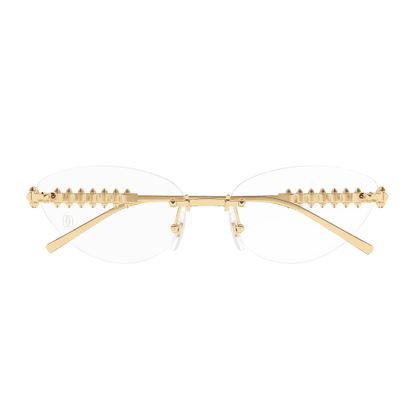 Clash de Cartier Rimless Metal Eyeglasses